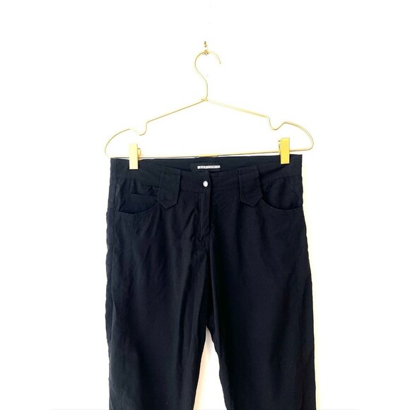 Anatomie Black Pants Lightweight Travel Packable Stretch Slim - Picture 2 of 10